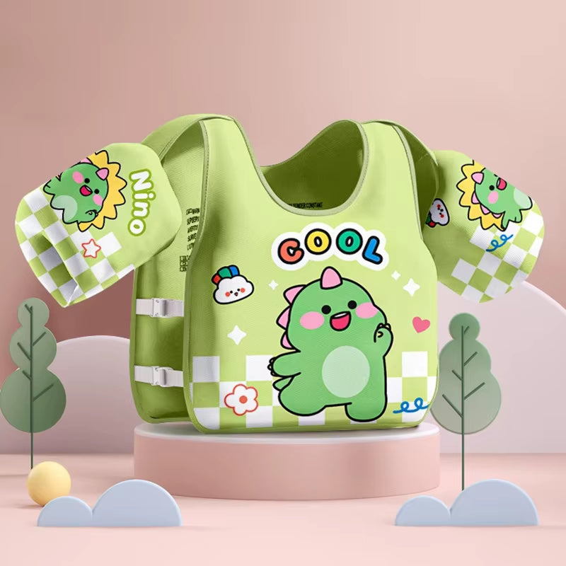 Baby Swim Vest Child Buoyancy Vest Swimming Ring Tube for Kid Swimming Arm Ring Swim Pool Float Water Play Equipment