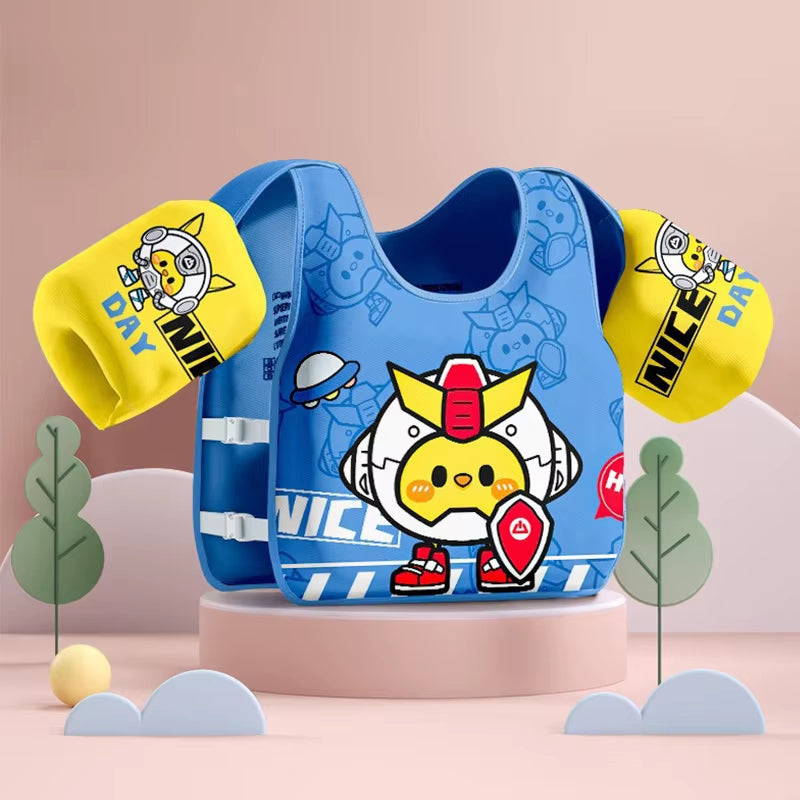 Baby Swim Vest Child Buoyancy Vest Swimming Ring Tube for Kid Swimming Arm Ring Swim Pool Float Water Play Equipment