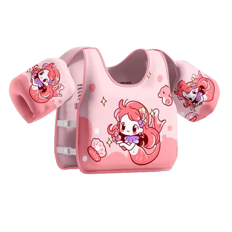 Baby Swim Vest Child Buoyancy Vest Swimming Ring Tube for Kid Swimming Arm Ring Swim Pool Float Water Play Equipment