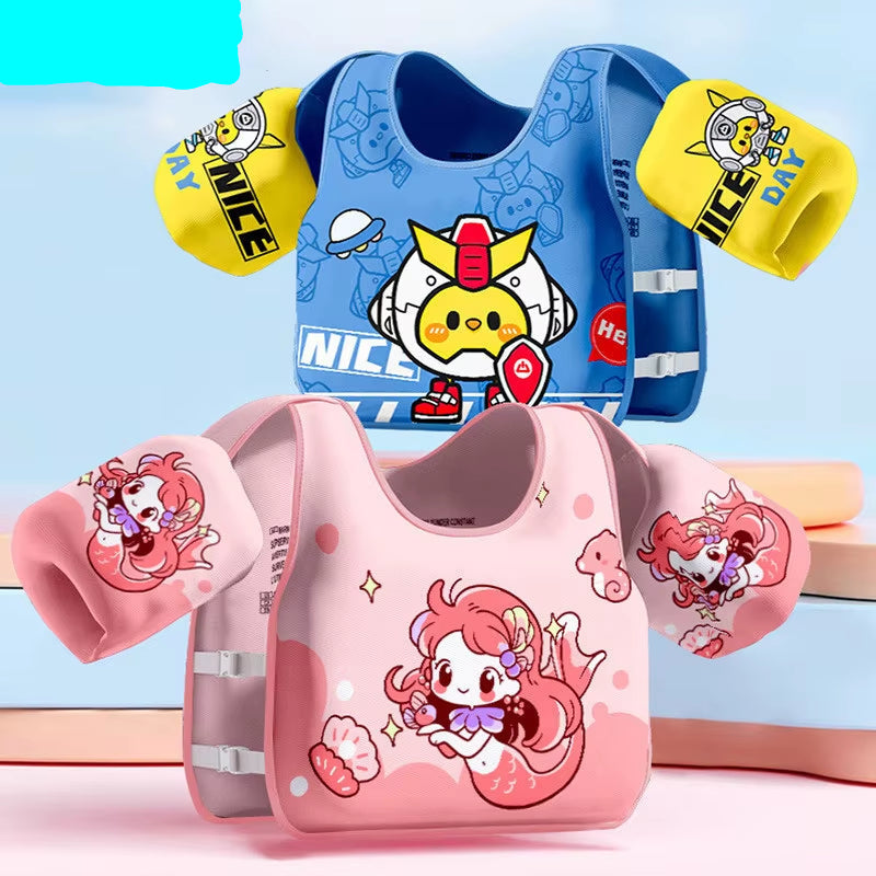 Baby Swim Vest Child Buoyancy Vest Swimming Ring Tube for Kid Swimming Arm Ring Swim Pool Float Water Play Equipment