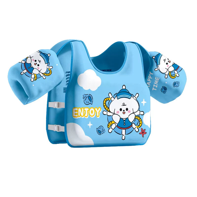 Baby Swim Vest Child Buoyancy Vest Swimming Ring Tube for Kid Swimming Arm Ring Swim Pool Float Water Play Equipment