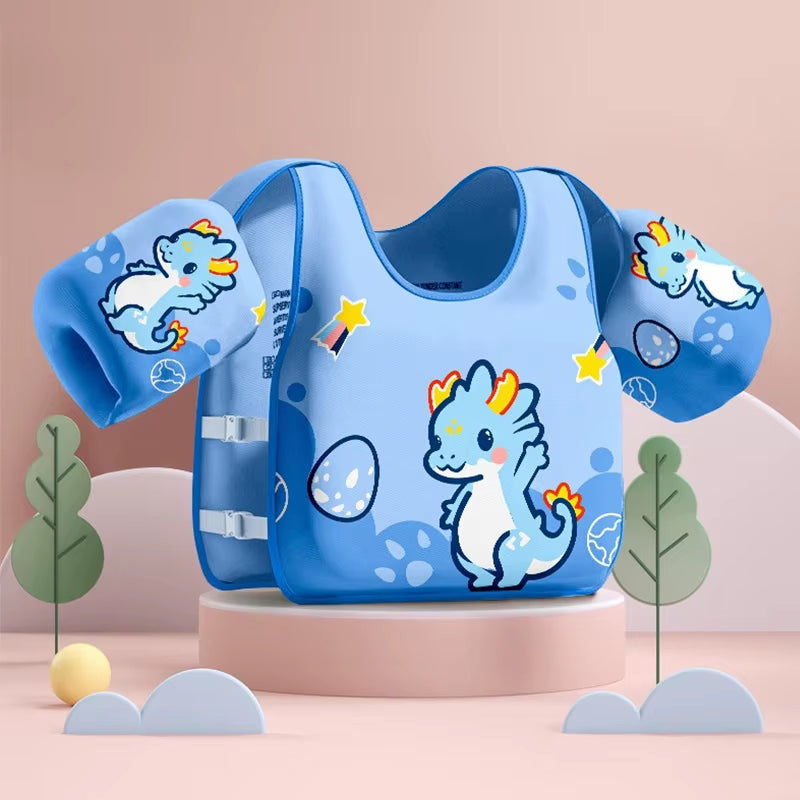 Baby Swim Vest Child Buoyancy Vest Swimming Ring Tube for Kid Swimming Arm Ring Swim Pool Float Water Play Equipment