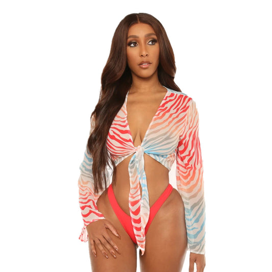 New Bikini Three-Piece Mesh Swimsuit